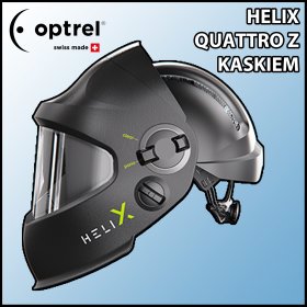 Przyłbica spawalnicza Optrel Helix Quattro z kaskiem samościemniająca