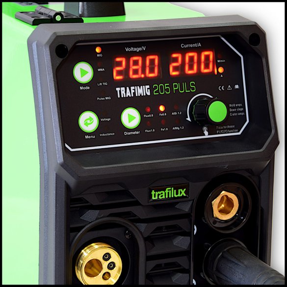 Trafimig 205 Puls posiada czytelny panel sterowania
