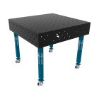 Stół spawalniczy 1000x1000mm Ø16 tradycyjny ECO siatka 100x100mm na kołach #8