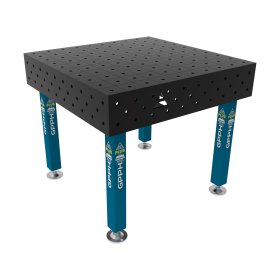 Stół spawalniczy 1000x1000mm Ø16 tradycyjny PLUS siatka 100x100mm na stopach #3
