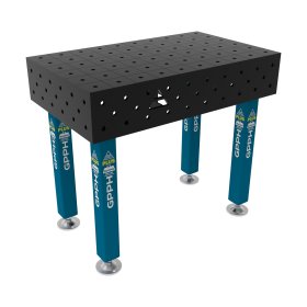 Stół spawalniczy 1000x600mm Ø16 tradycyjny PLUS siatka 100x100mm na stopach #3