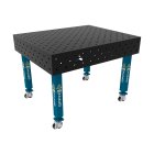 Stół spawalniczy 1200x1000mm Ø16 tradycyjny PLUS siatka diagonalna na kołach #10