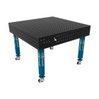 Stół spawalniczy 1200x1200mm Ø16 tradycyjny PLUS siatka 50x50mm na kołach #9