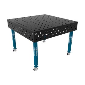 Stół spawalniczy 1200x1200mm Ø28 tradycyjny ECO siatka 100x100mm na kołach #6