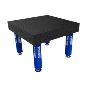 Stół spawalniczy 1200x1200mm Ø16 tradycyjny siatka 100x100mm na stopach, blat 12mm