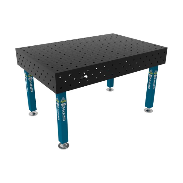 Stół spawalniczy 1500x1000mm Ø16 tradycyjny PLUS siatka 100x100mm na stopach #3