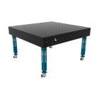 Stół spawalniczy 1500x1480mm Ø16 tradycyjny PLUS siatka 100x100mm na kołach #8