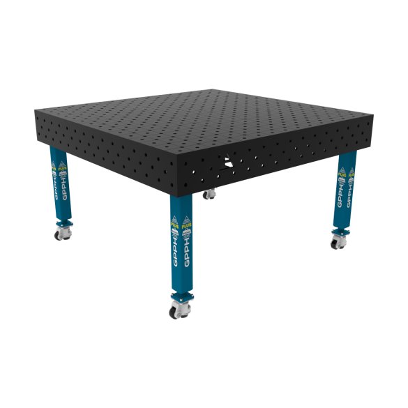 Stół spawalniczy 1500x1480mm Ø16 tradycyjny PLUS siatka diagonalna na kołach #10