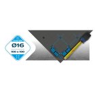System Ø16, siatka 100 x 100mm