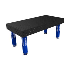 Stół spawalniczy 2000x1000mm Ø16 tradycyjny siatka 50x50mm na stopach, blat 8mm