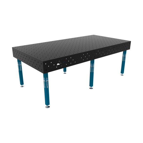 Stół spawalniczy 2400x1200mm Ø16 tradycyjny ECO siatka 100x100mm na stopach #3