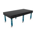 Stół spawalniczy 2400x1200mm Ø16 tradycyjny PLUS siatka 50x50mm na kołach #9