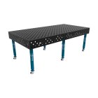 Stół spawalniczy 2400x1200mm Ø28 tradycyjny ECO siatka diagonalna na kołach #7