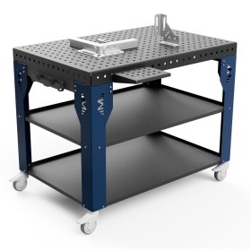 Stół warsztatowo - monterski 1200 x 800mm Ø16 na kołach