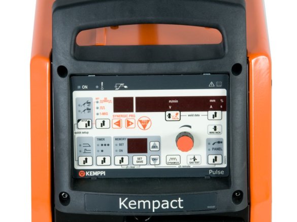 Spawarka Kemppi KEMPACT PULSE 3000 migomat synergia lutospawanie panel sterowania