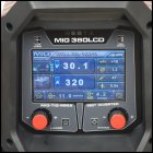 Spawarka migomat Ideal Tecno Mig 380 LCD Synergic panel LCD