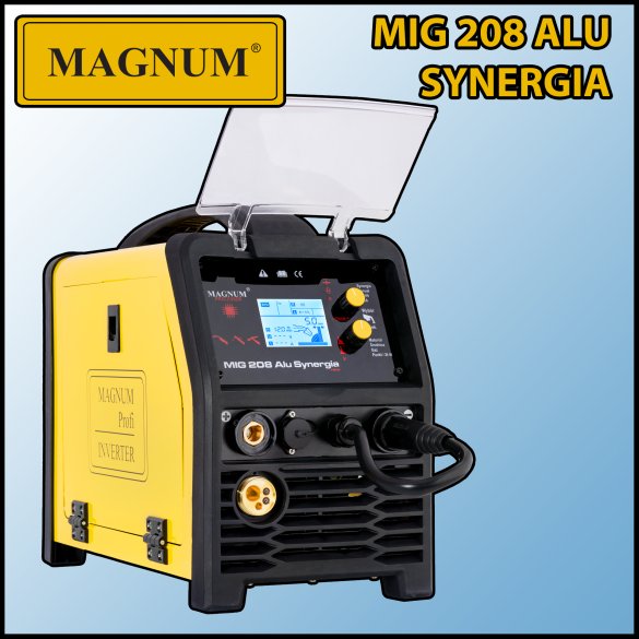 Spawarka migomat Magnum MIG 208 Alu Synergia lutospawanie
