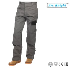 Weldas spodnie spawalnicze bawełniane Arc Knight®, wysokiej odporności 