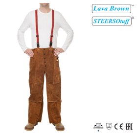 Weldas skórzane spodnie spawalnicze Lava Brown™
