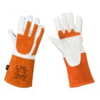 Rękawice spawalnicze TIG WELD PRO ORANGE – wytrzymała ochrona dla profesjonalnych spawaczy