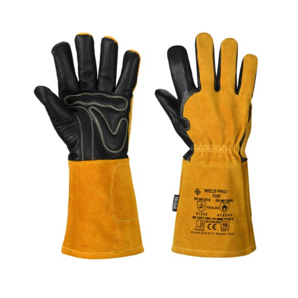 Rękawice spawalnicze TIG WELD PRO TOP – wyjątkowa ochorna dla cięzkich warunków 