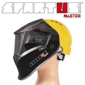 Przyłbica spawalnicza SPARTUS® Master 230XT z kaskiem i adapterem