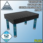 Stół spawalniczy 1500x1000mm Ø28 tradycyjny PLUS siatka diagonalna na stopach #2