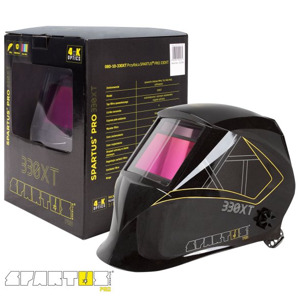 Przyłbica spawalnicza SPARTUS® Pro 330XT (fitr true color) + pudełko