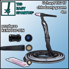 Uchwyt spawalniczy TIG 17 4m, SK35 przyłącze KEMPPI
