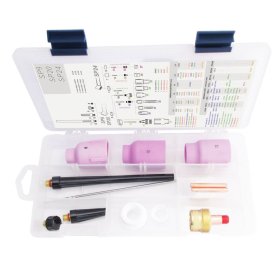 TIG BOX DUŻA SOCZEWKA 9 / 20 zestaw na elektrodę 3.2mm