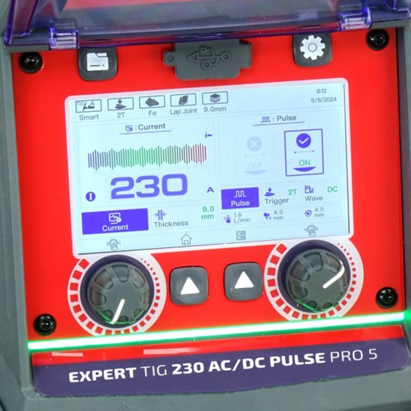 IDEAL EXPERT TIG 230 AC/DC PFC PULSE Pro5 LCD W panels terowania LCD