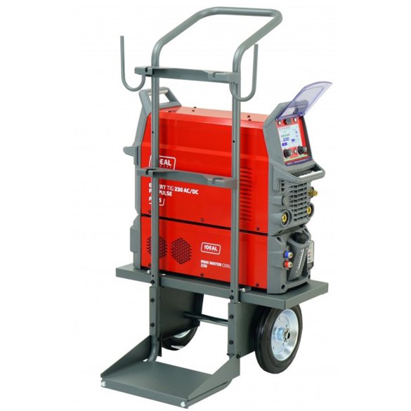 IDEAL EXPERT TIG 230 AC/DC PFC PULSE Pro5 LCD W z wózkiem na butlę
