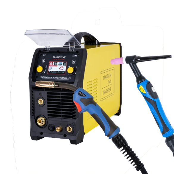MIGOMAT MAGNUM THF MIG 202P AC/DC SYNERGIA LCD