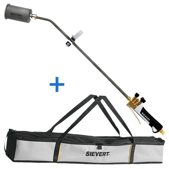 Palnik do papy SIEVERT tytanowy Turboroofer 60 mm + torba SIEVERT