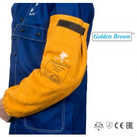 Rękawy spawalnicze skórzane Golden Brown™ (para)