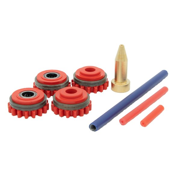 Zestaw rolek Ø 1,0 mm SS (FE) STANDARDOWE, V kształtne, gładkie