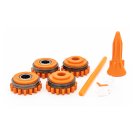 Zestaw rolek 1.2 SS (FE) STANDARDOWE, V-kształtne, gładkie