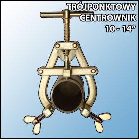 Centrownik do rur trójpunktowy 10 - 14" (254 - 355 mm)