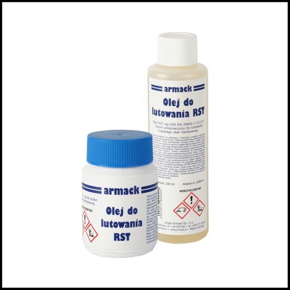 Olej RST do lutowania miękkiego stali nierdzewnej Armack  100ml / 200g