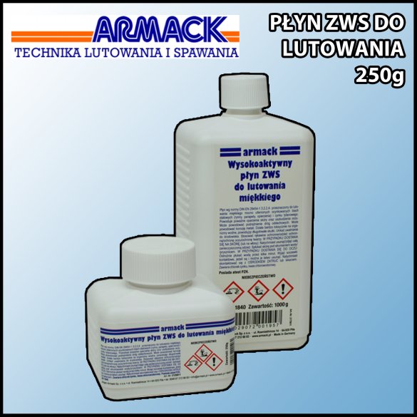Płyn do lutowania ZWS o wysokiej aktywności Armack 250g