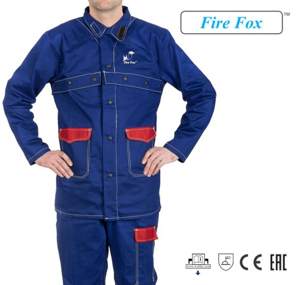Weldas trudnopalna bawełniana kurtka spawalnicza Fire Fox™