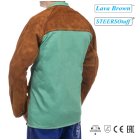 Weldas skórzana kurtka spawalnicza Lava Brown™ z plecami z trudnopalnej bawełny