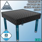 Stół spawalniczy 1200x1200mm Ø28 tradycyjny ECO siatka 100x100mm na stopach #1