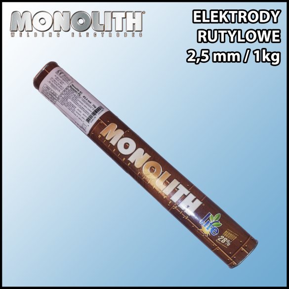 Elektroda rutylowa uniwersalna Monolith RC Ø 2,5 / 1 kg