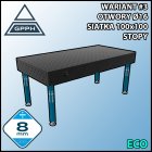 Stół spawalniczy 2000x1000mm Ø16 tradycyjny ECO siatka 100x100mm na stopach #3