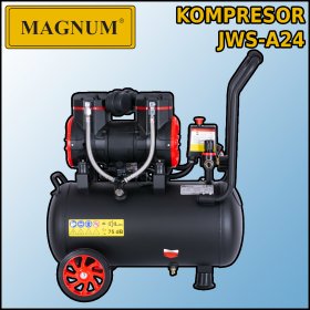 Kompresor bezolejowy wyciszony Magnum JWS-A24 230V 1,45W 169l / min 24l
