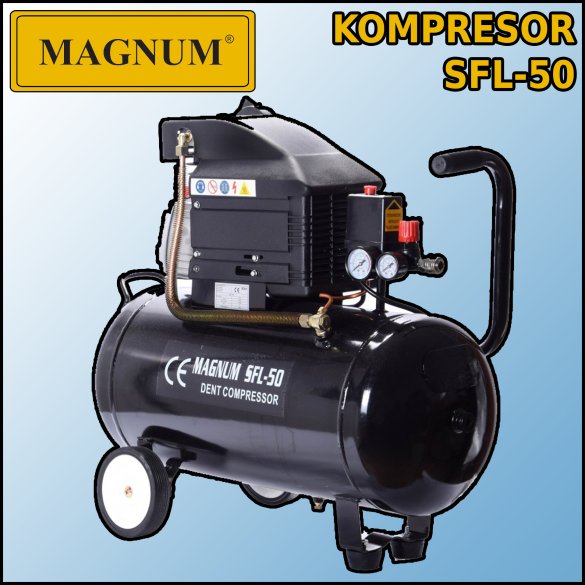 Kompresor olejowy Magnum FL-50 230V 1,5kW 220l/min 50l