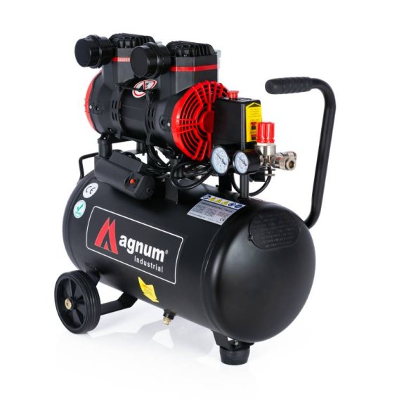 Kompresor bezolejowy wyciszony Magnum JWS-A24 230V 1,45W 169l/min 24l