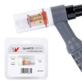 QUARTZSystem - mała soczewka dysza L 9 / 20 [na elektrodę 2.4mm]