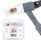 QUARTZSystem - mała soczewka dysza S, wymienne sitko 17/18/26 [na elektrodę 2.4mm]